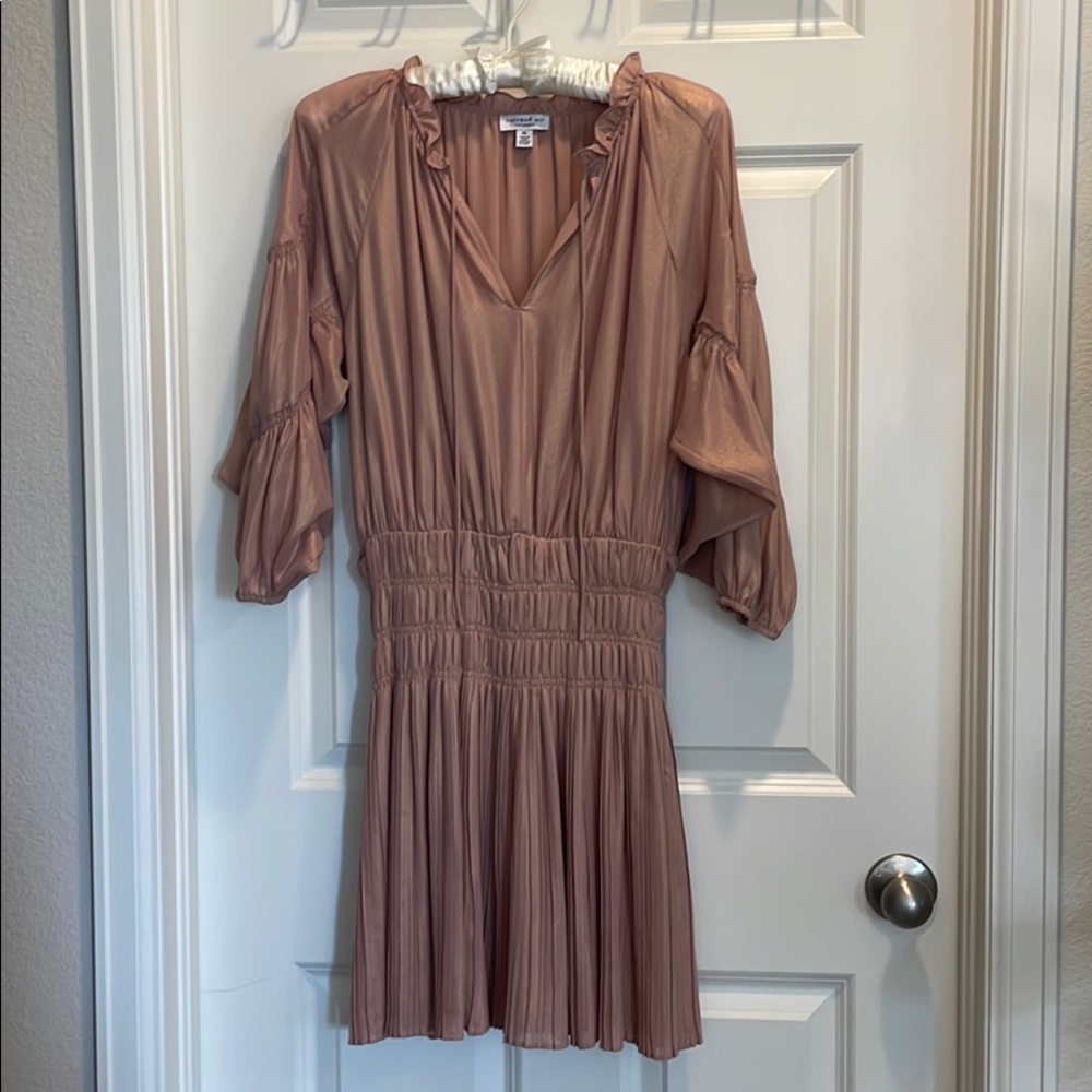 Current Air Laurel Pleated Mini Dress